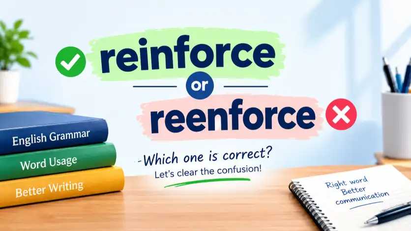 reinforce or reenforce