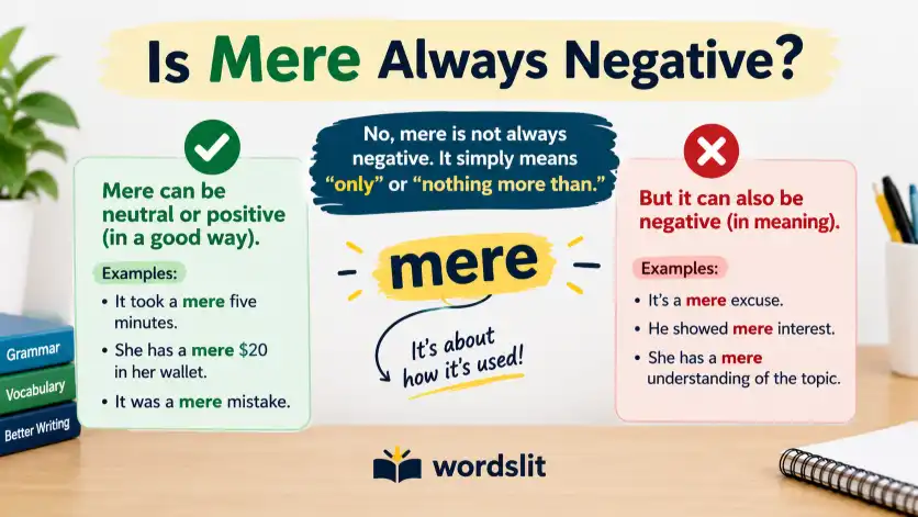 Is Mere Always Negative?