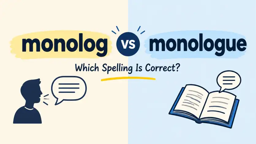 monolog or monologue